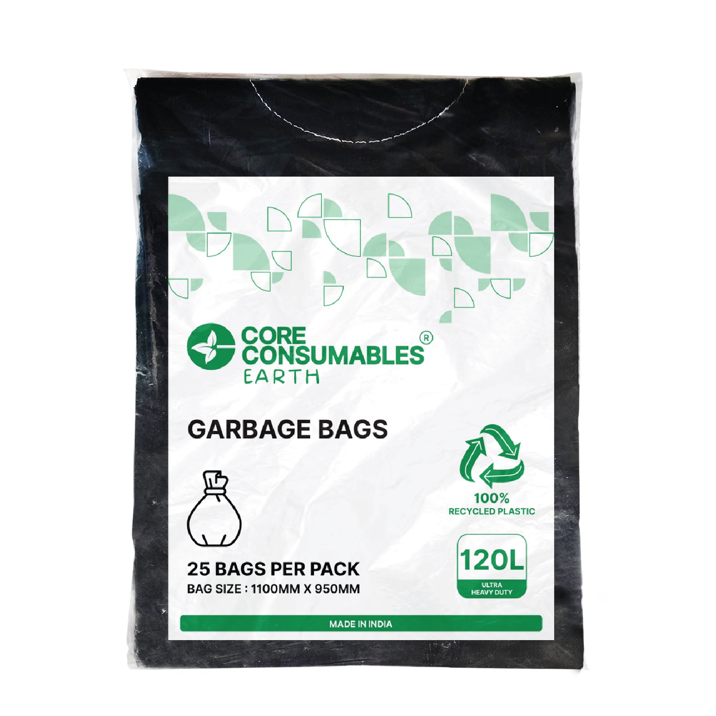 Core Consumables 120L Ultra Extra Heavy Duty Garbage Bags - Premium Quality for Hassle-Free Waste Management