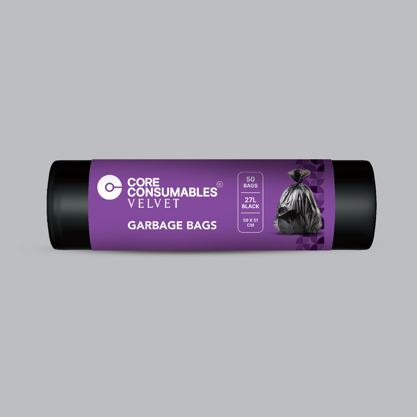 Core Consumables 27L Heavy Duty Garbage Bags - Premium Quality for Hassle-Free Waste Management