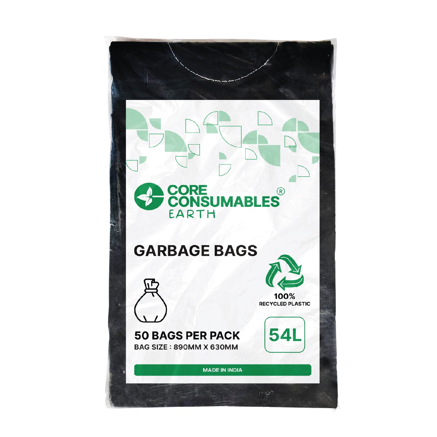 Core Consumables 54L Ultra Heavy Duty Garbage Bags - Premium Quality for Hassle-Free Waste Management